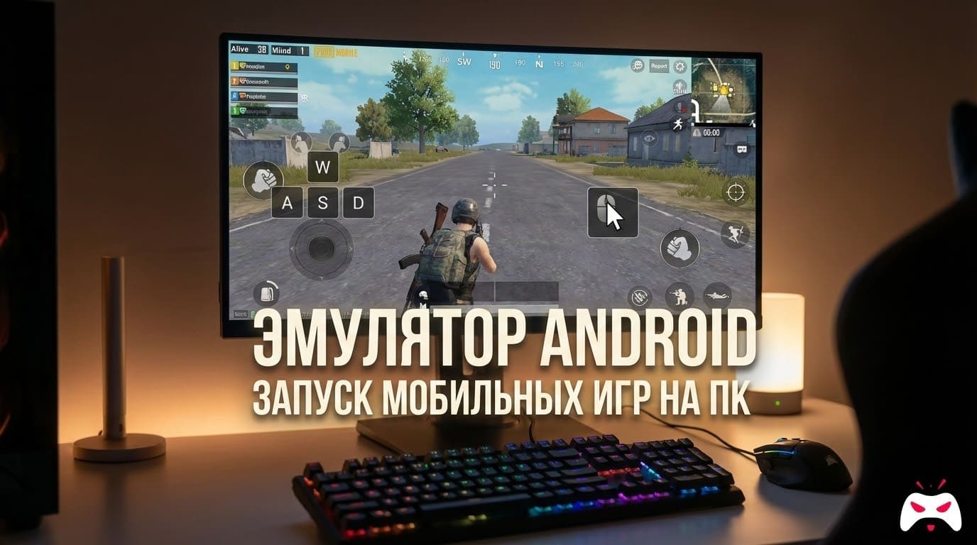 интерфейс игрового эмулятора андроид на пк с запущенным шутером